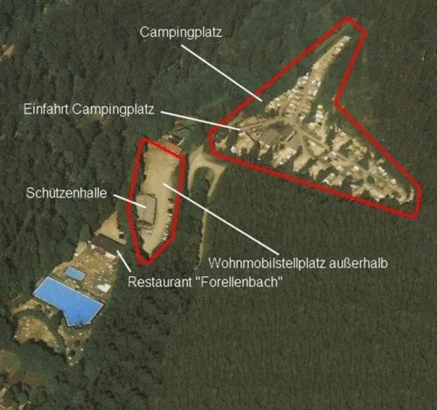 Campingplatz im Waldwinkel