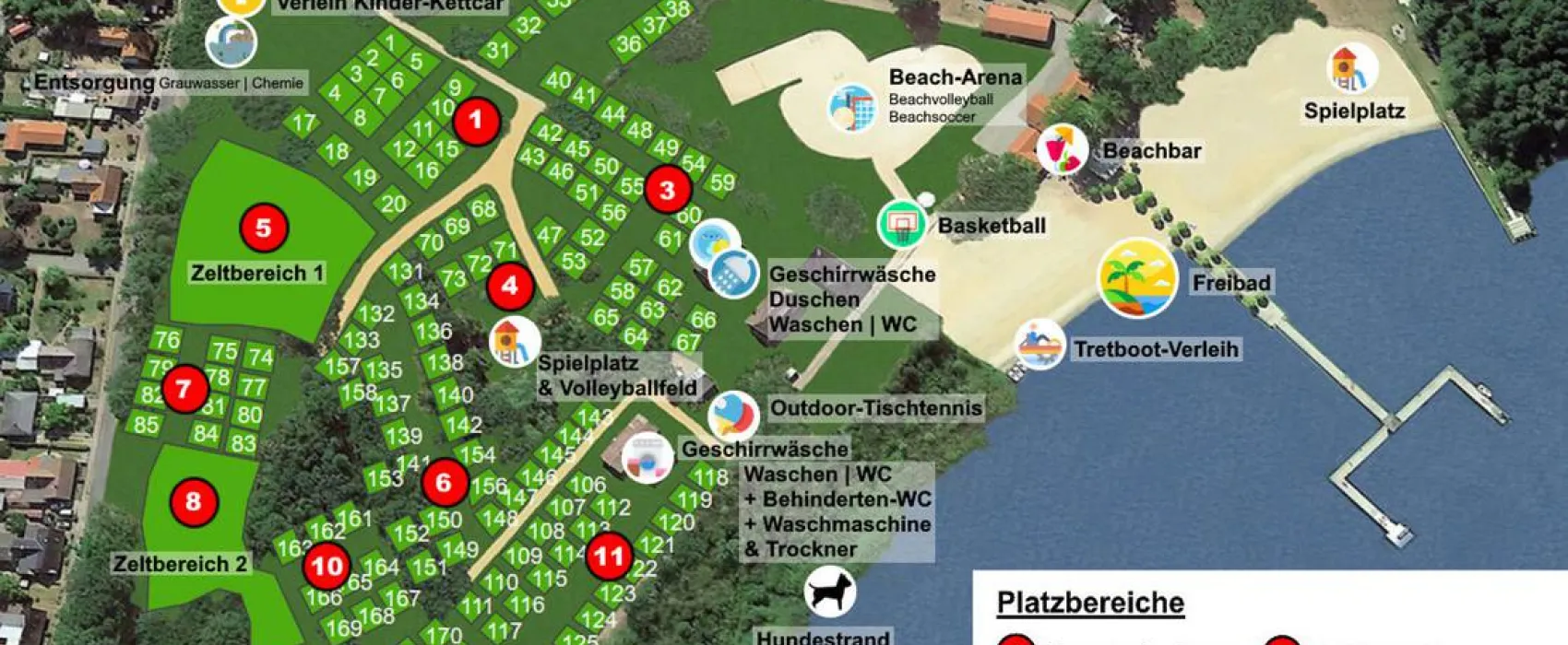 Barracuda Beach Camping am See