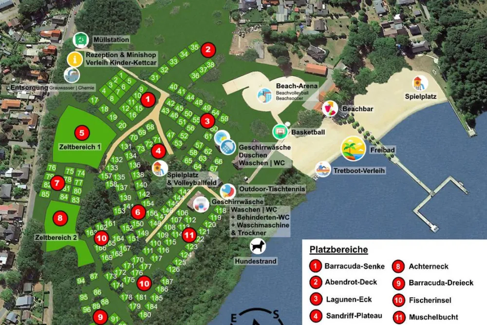 Barracuda Beach Camping am See