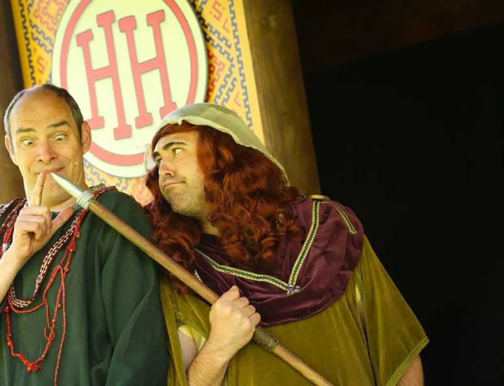 Warwick Castle Knight&#39;s Village