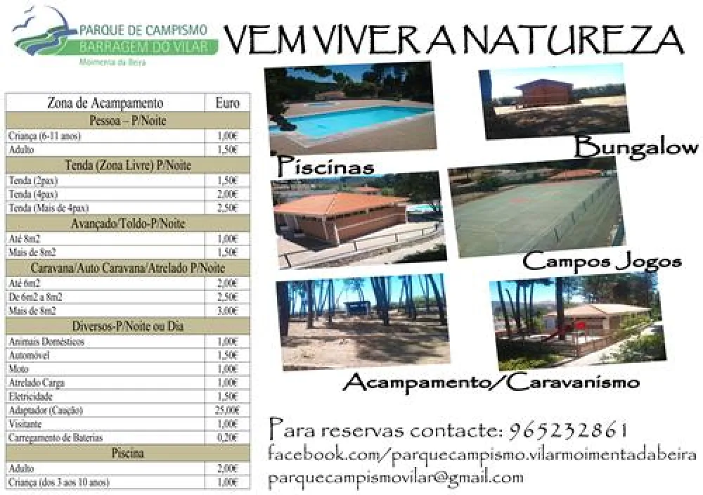 Parque de Campismo Barragem do Vilar