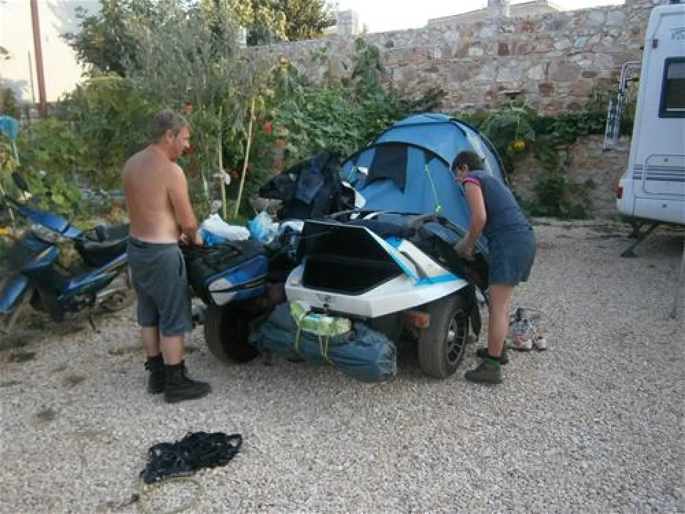 Albania  Ksamil Caravan Camping