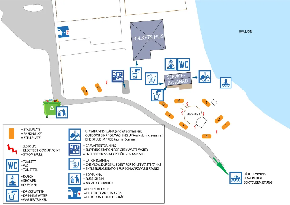 Uvaparkens ställplats - Fröseke