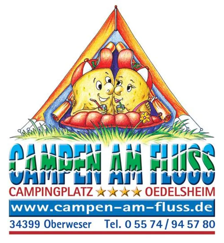 Campen am Fluss