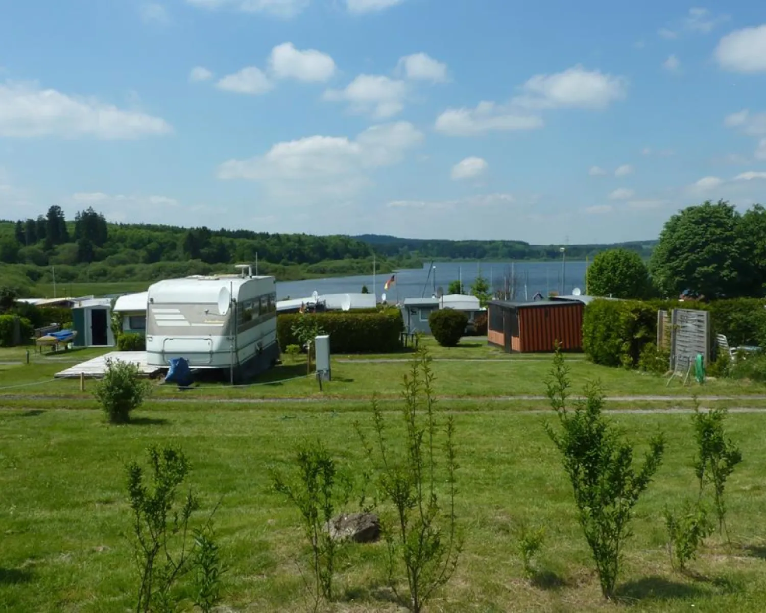 Camping an der Krombachtalsperre in Deutschland - Spottocamp - Spottocamp