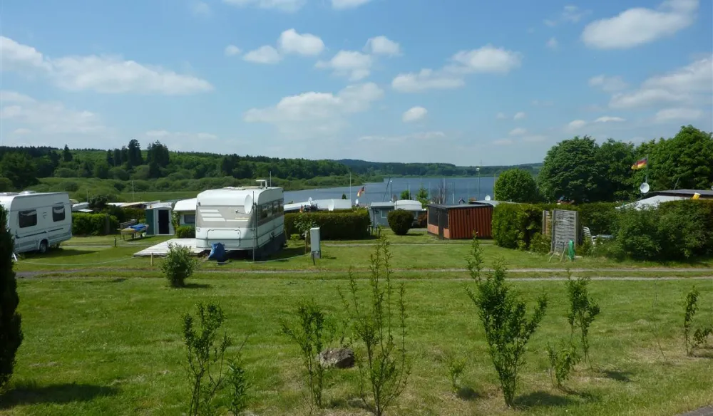 Camping an der Krombachtalsperre