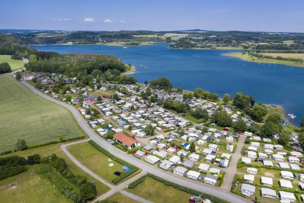 ****Campingplatz Gunzenberg Talsperre Pöhl