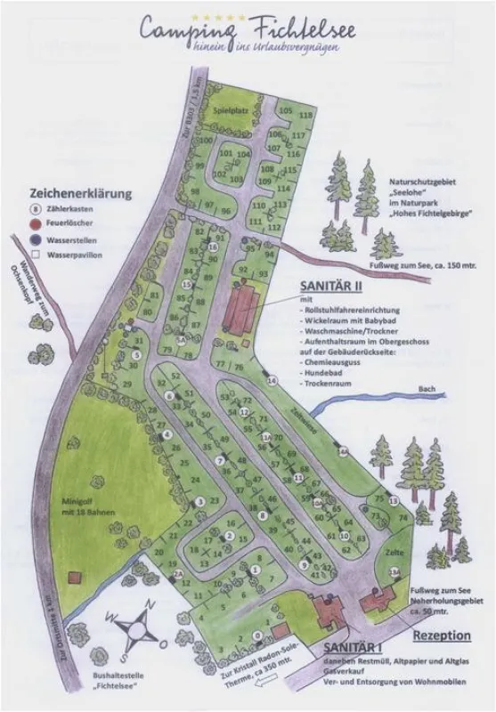 Campingplatz Fichtelsee
