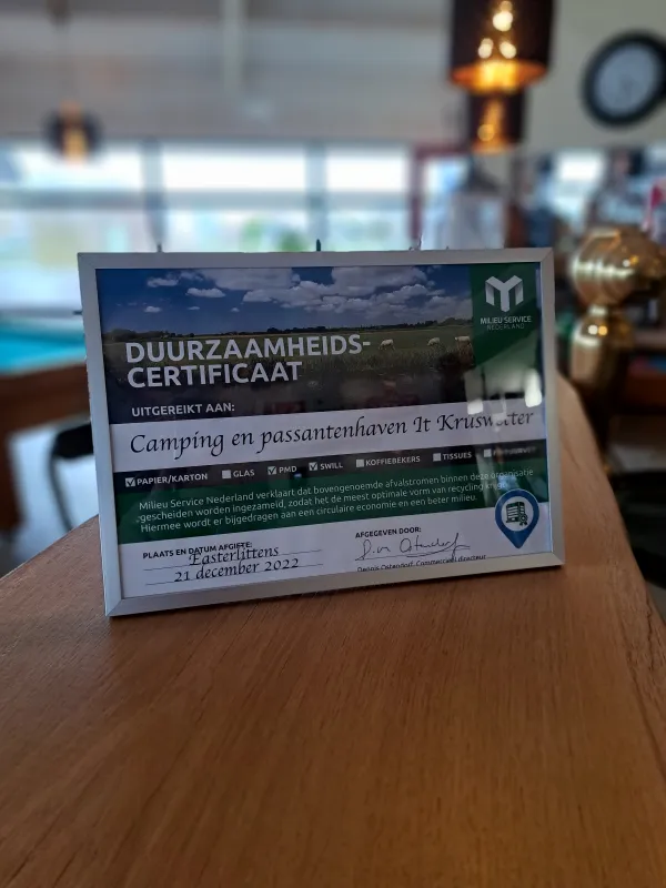 Camping en Passantenhaven It Kruswetter