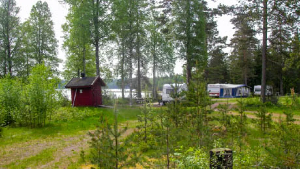 Wilderness camping Sweden