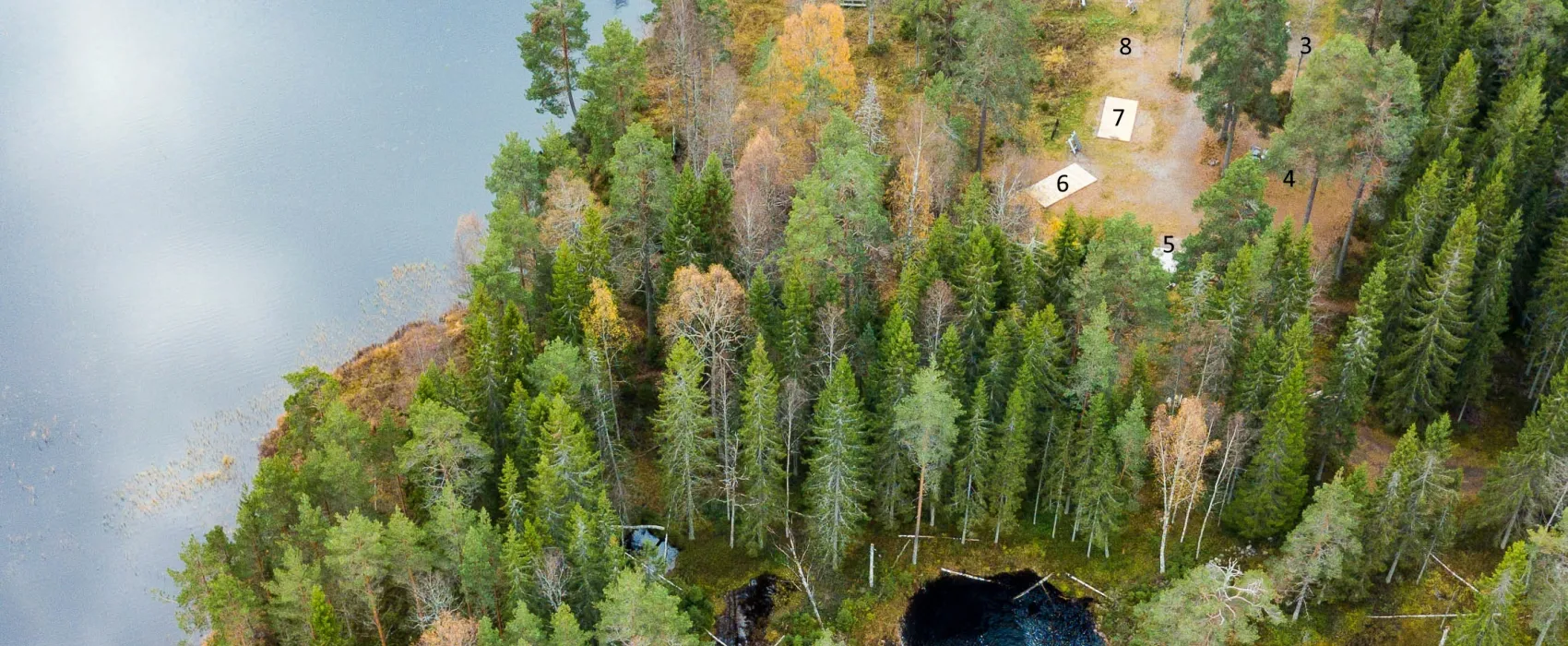 Wilderness camping Sweden