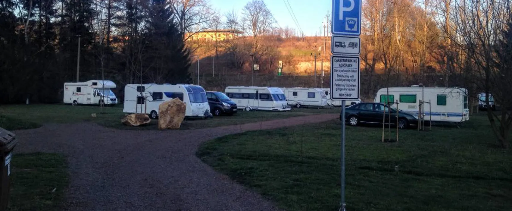 Caravanparking Adršpach