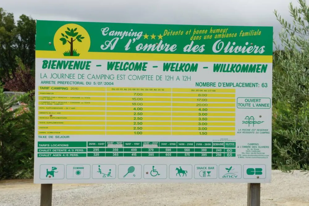 Camping A L'ombre Des Oliviers