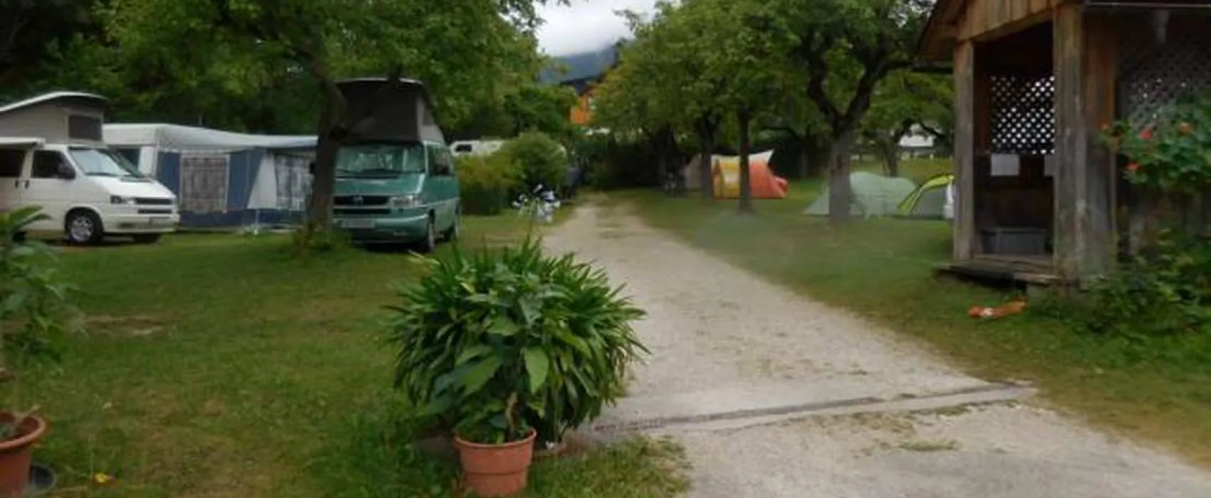 Camping an der Traun