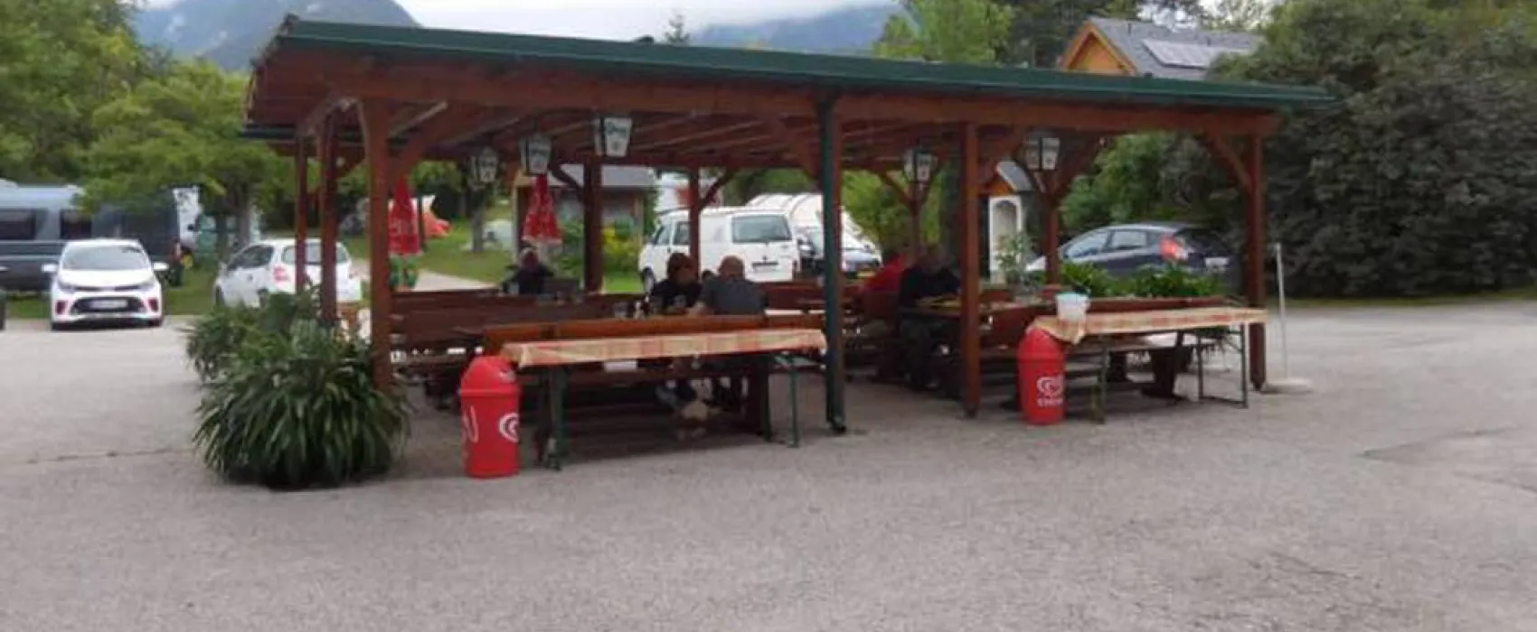 Camping an der Traun