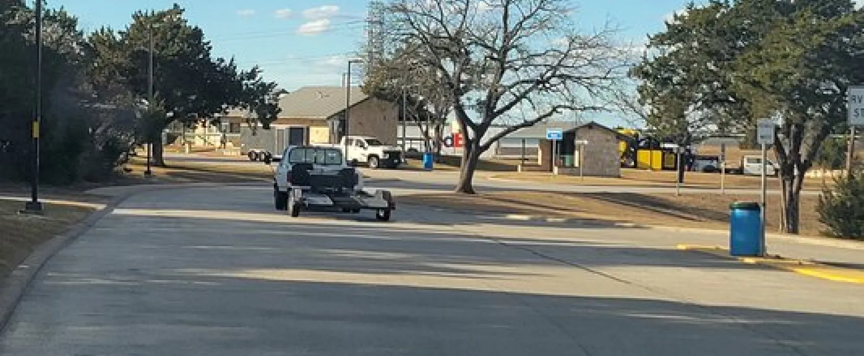 Kerr County RV Dump Station Eastbound