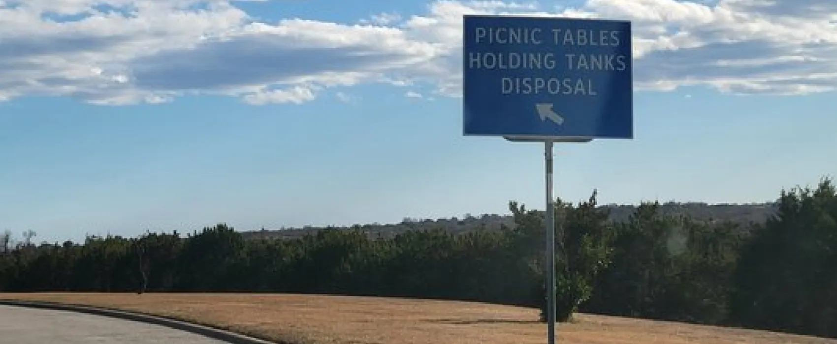 Kerr County RV Dump Station Eastbound