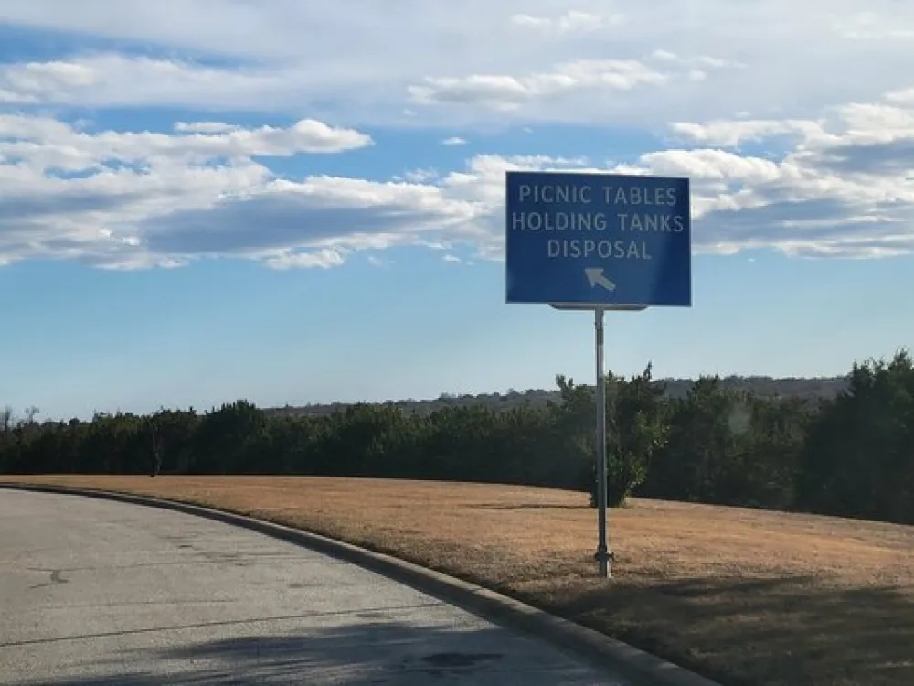Kerr County RV Dump Station Eastbound