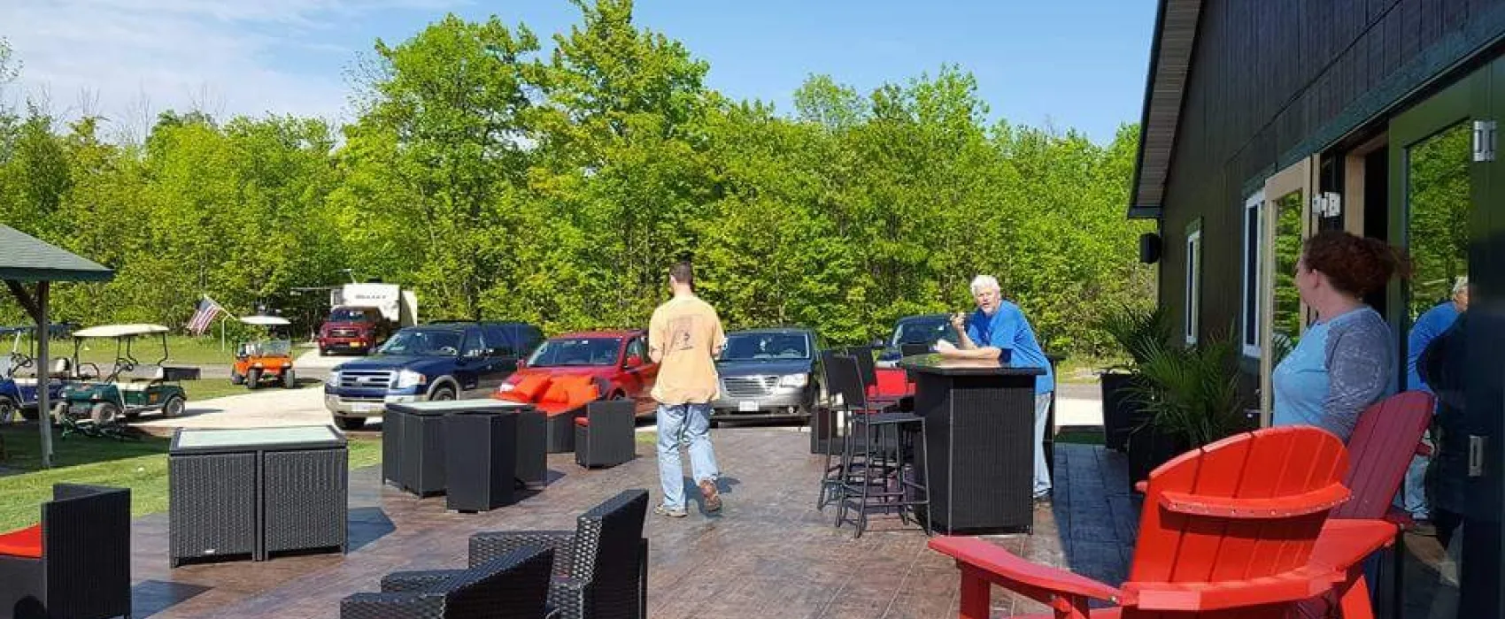 Rustic Timbers Door County Camping