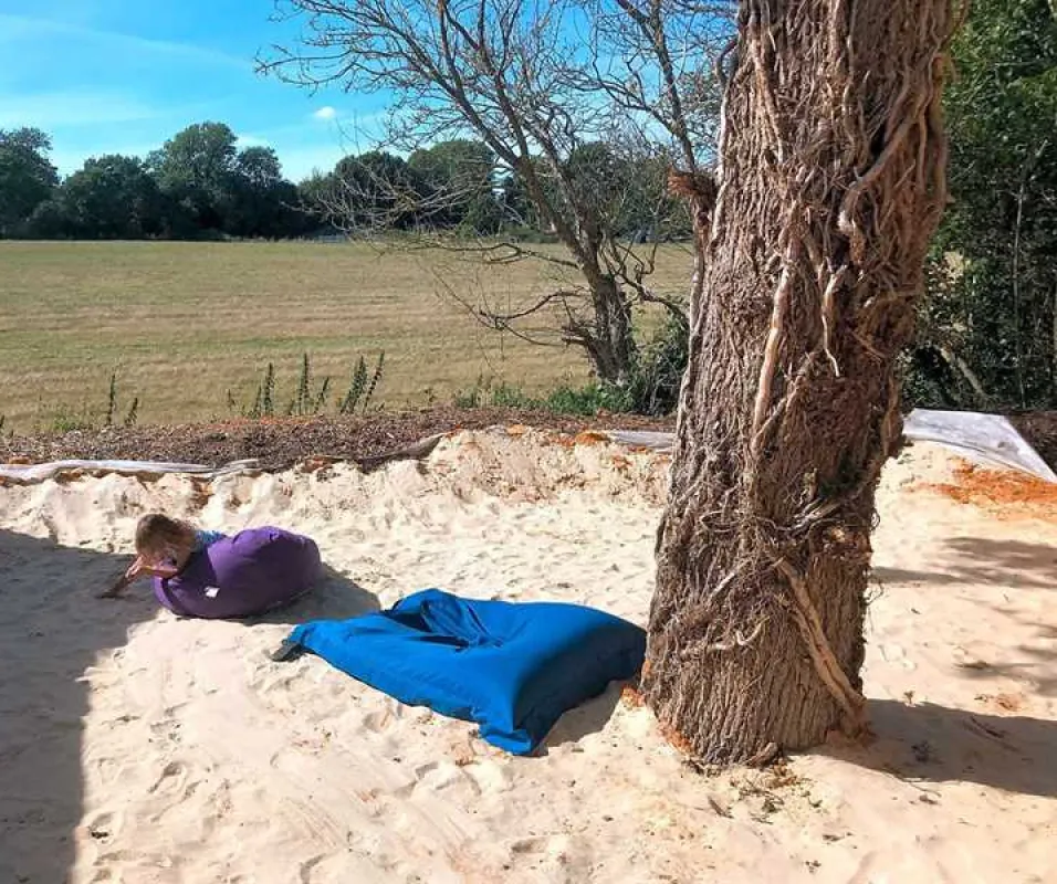 Silver Airstream Glamping