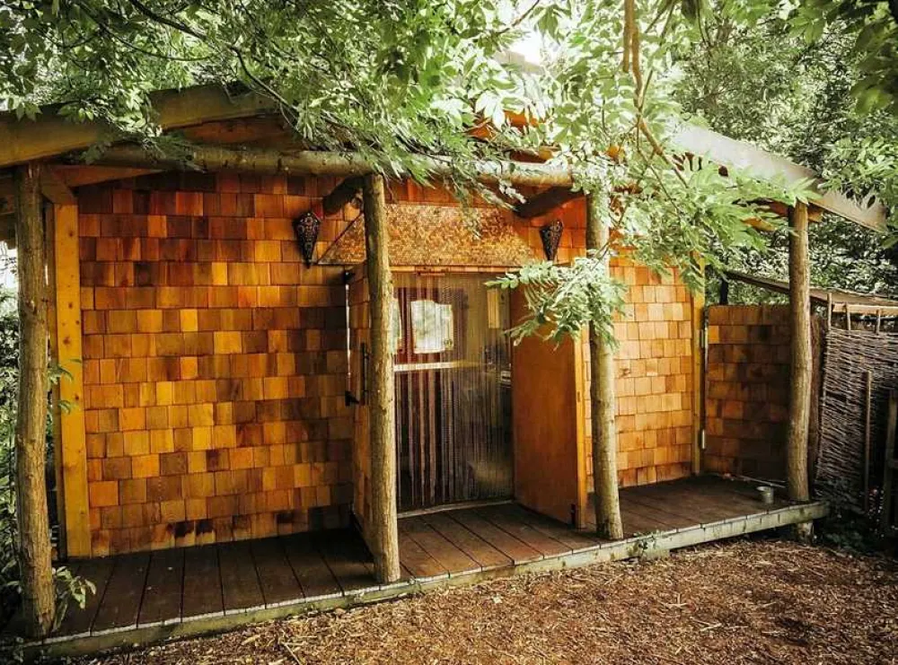 Silver Airstream Glamping