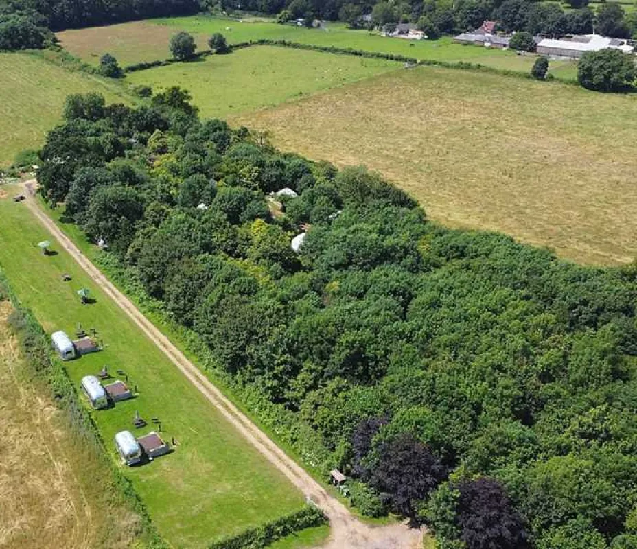 Silver Airstream Glamping