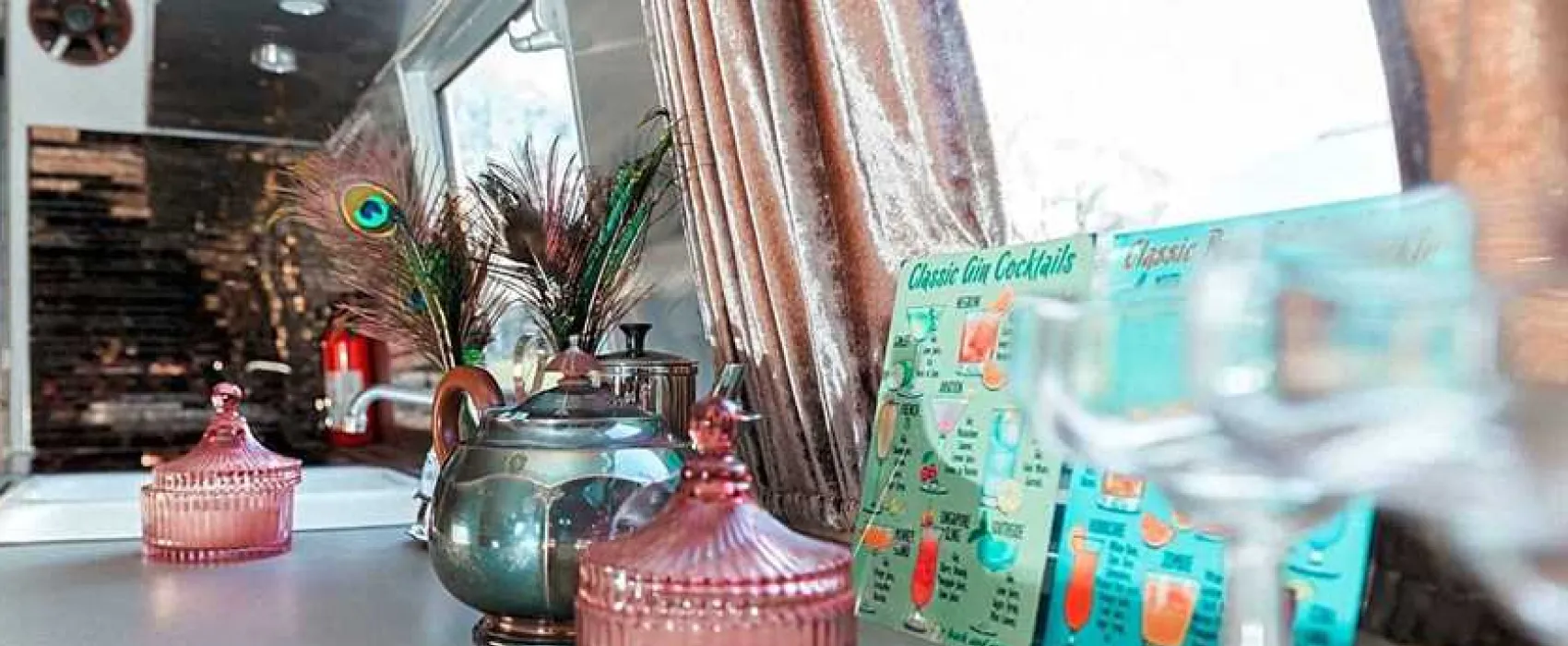 Silver Airstream Glamping