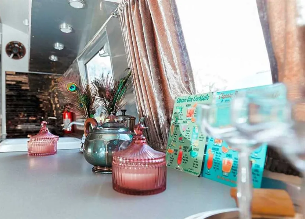 Silver Airstream Glamping