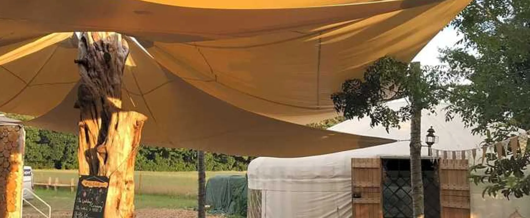 Silver Airstream Glamping