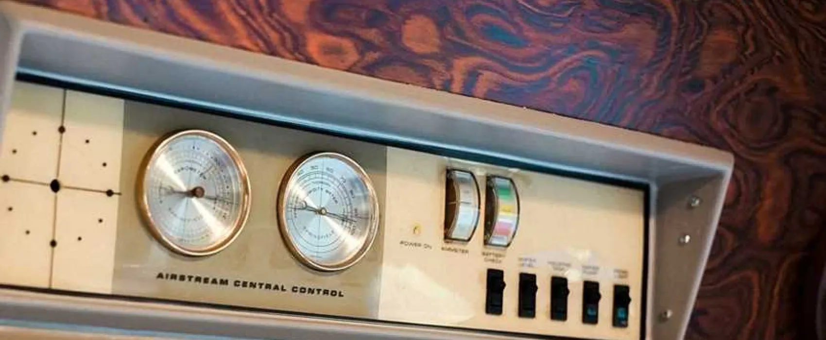 Silver Airstream Glamping