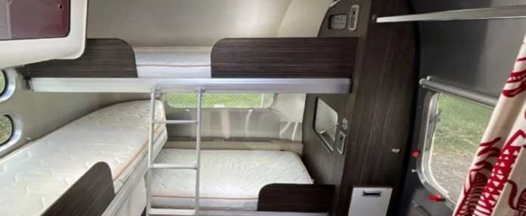 Silver Airstream Glamping