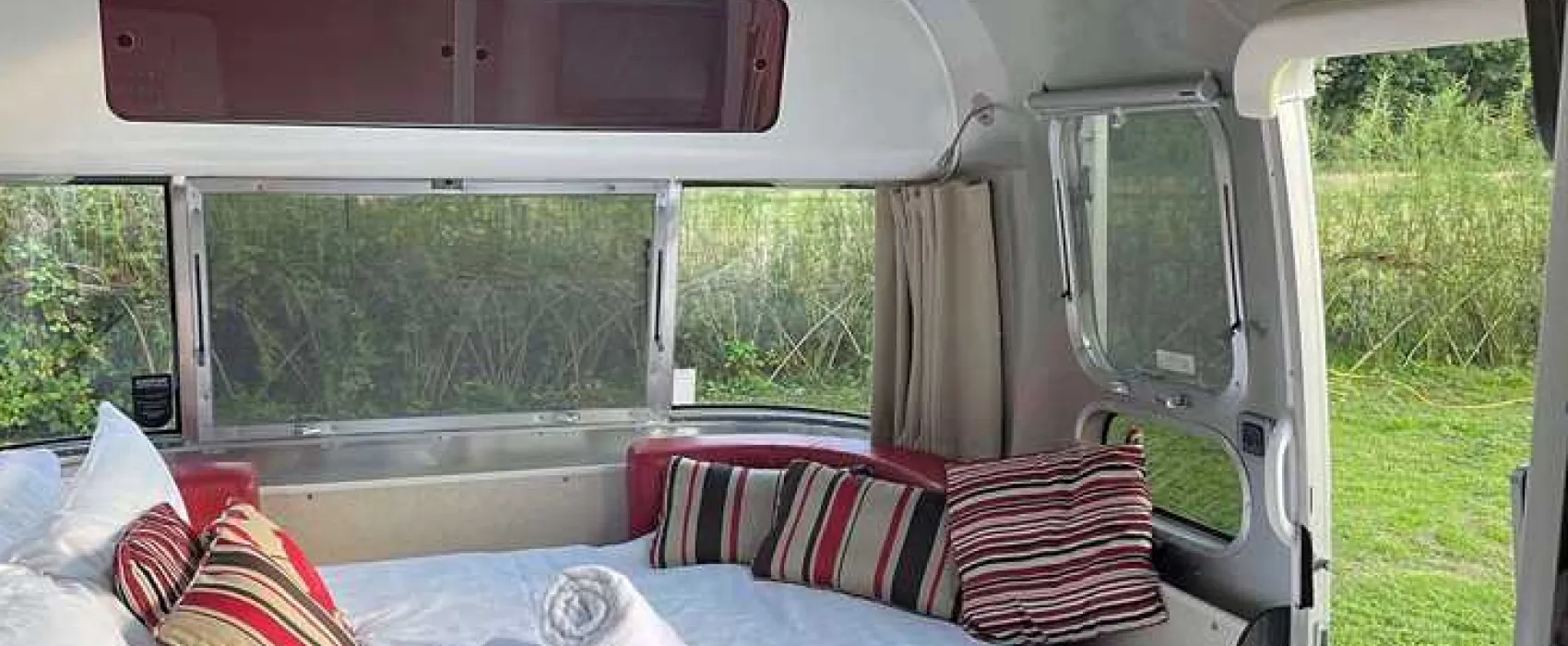 Silver Airstream Glamping