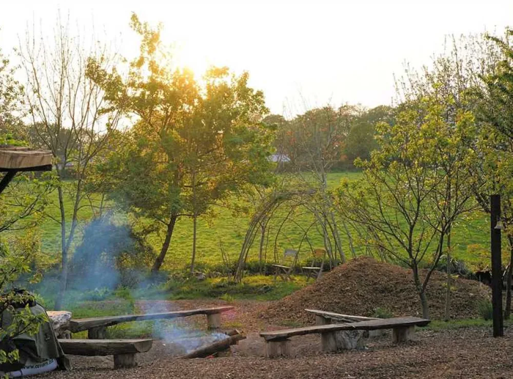 Silver Airstream Glamping