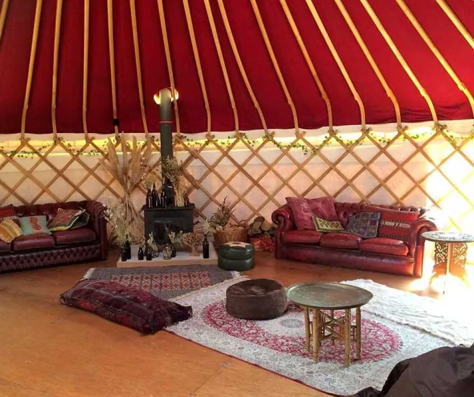 Silver Airstream Glamping