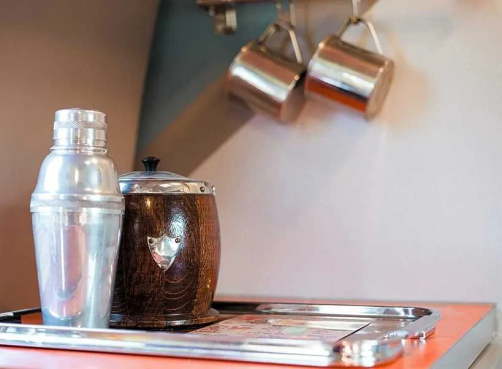 Silver Airstream Glamping