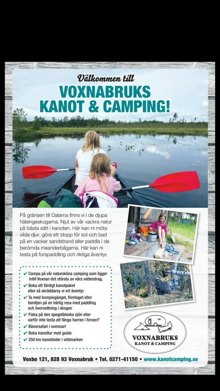 Voxnabruks Kanot & Camping