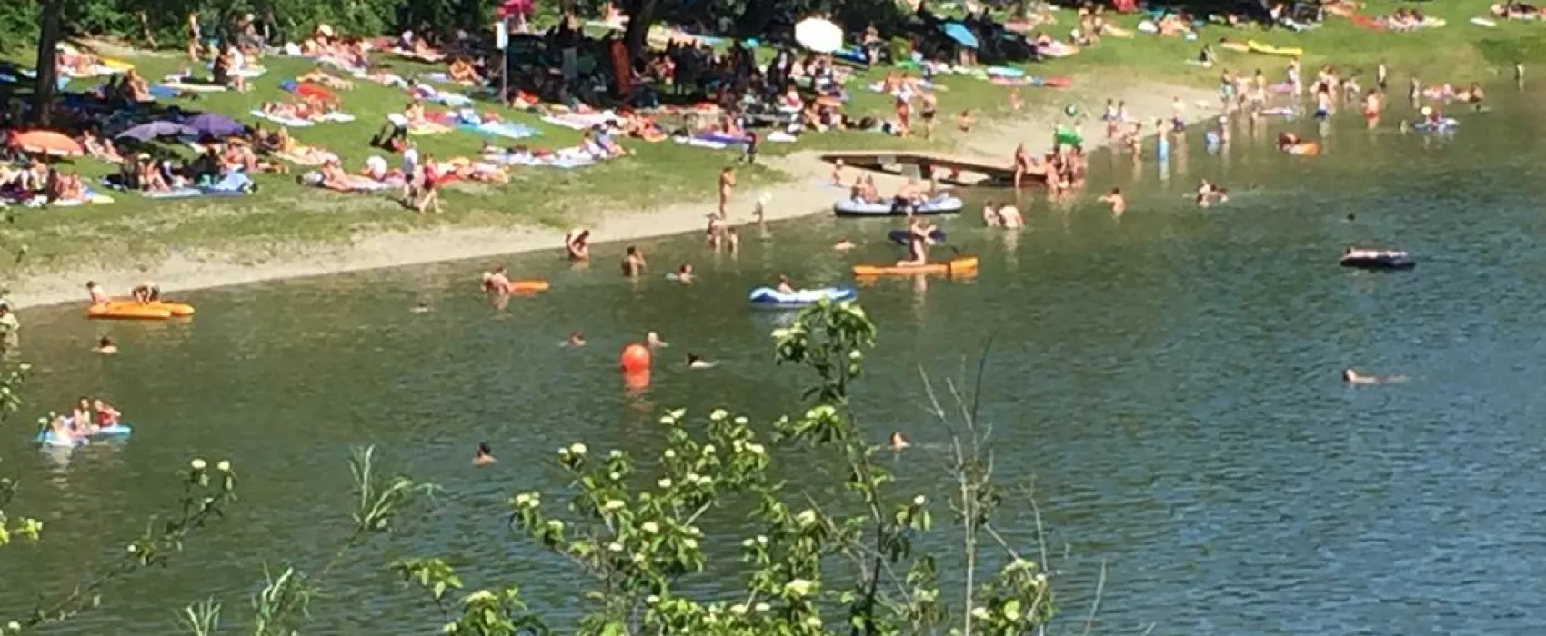 Camping beim Stausee Schömberg