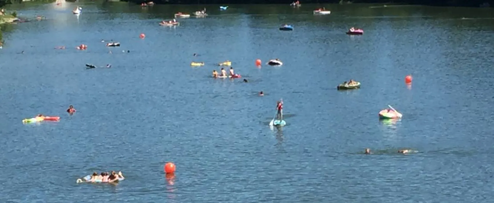 Camping beim Stausee Schömberg