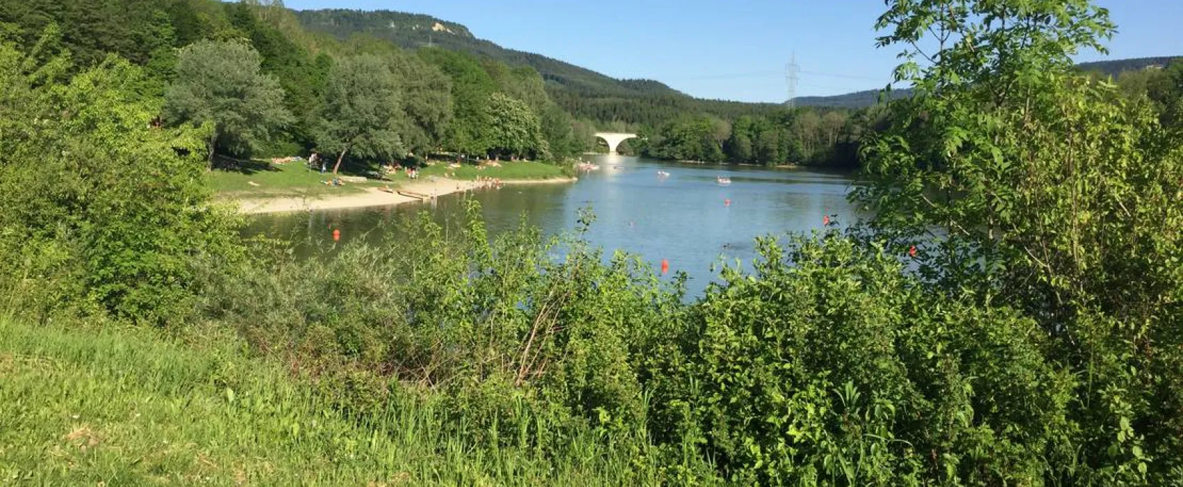Camping beim Stausee Schömberg