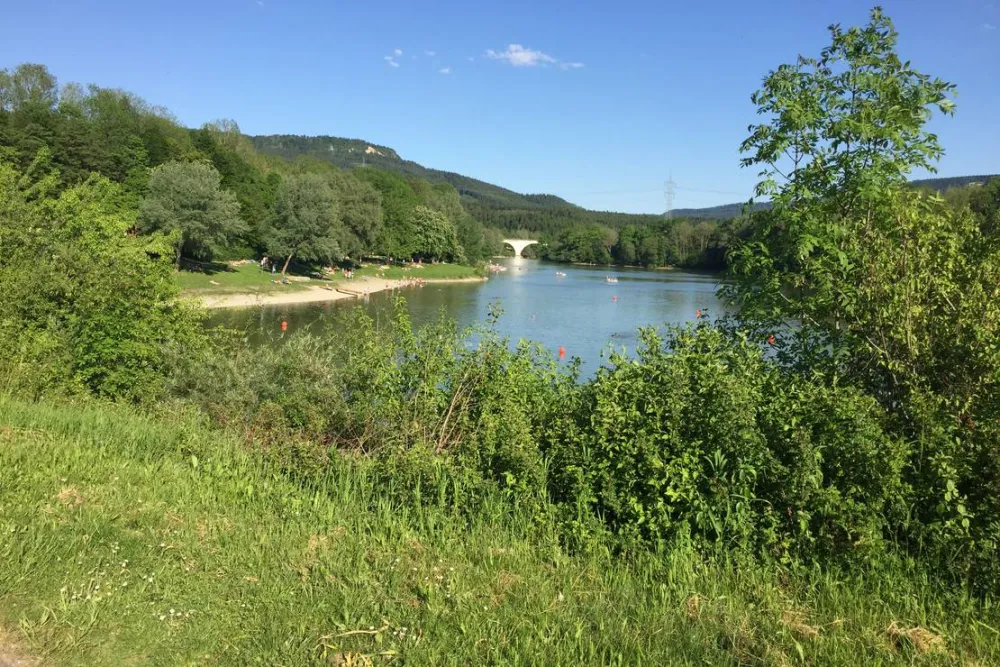 Camping beim Stausee Schömberg
