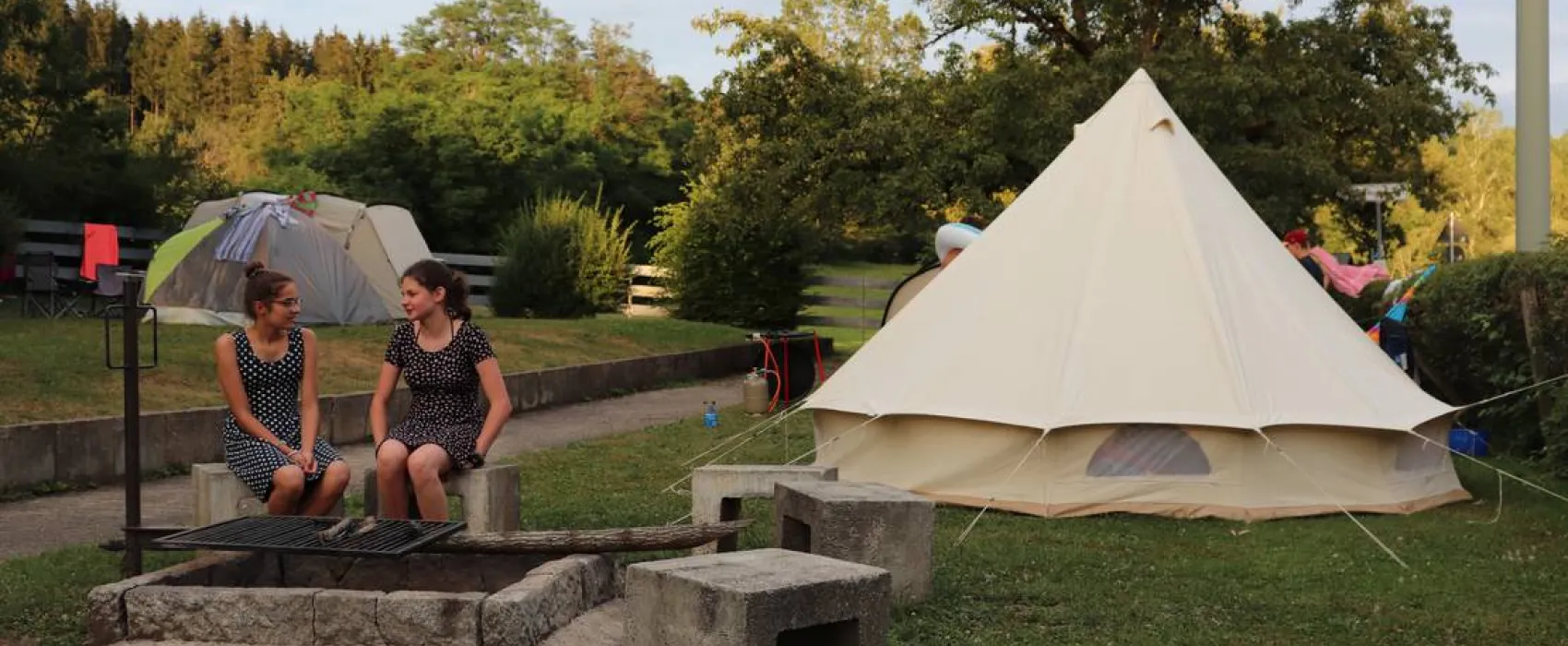 Camping beim Stausee Schömberg