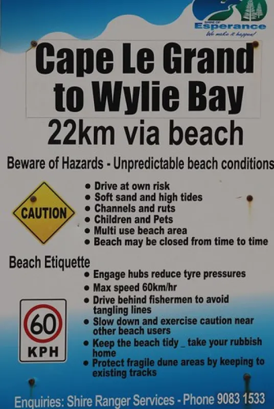 Le Grand Beach - Cape Le Grand National Park Campground