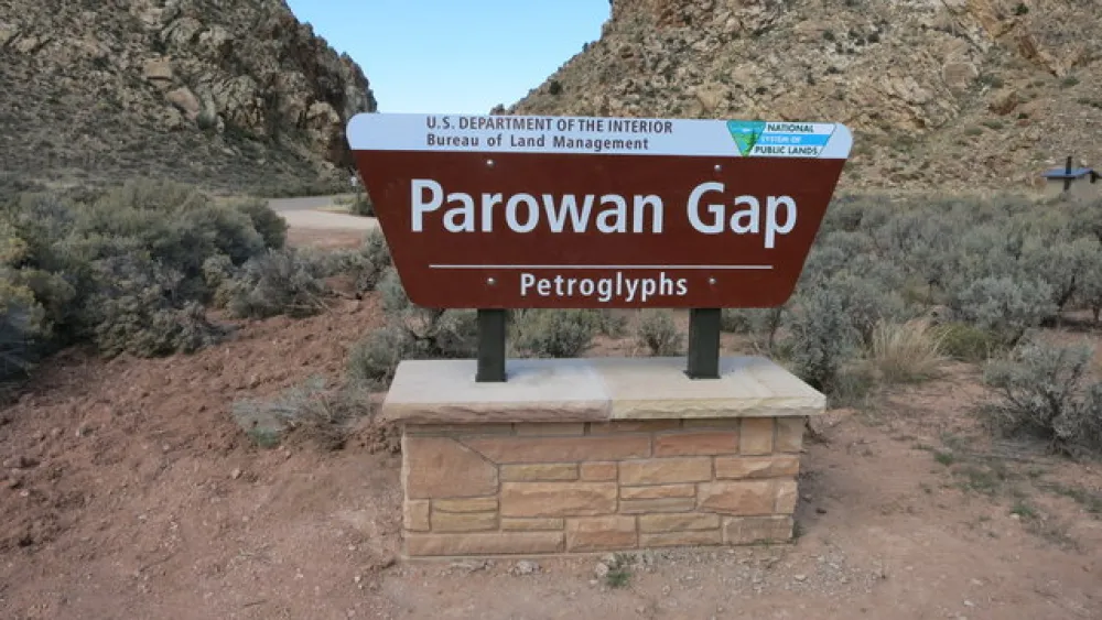Parowan Gap Petroglyphs Dispersed Camping