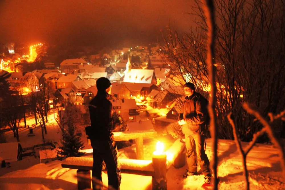 Caravanstellplatz "Im Kurpark" mit Wellnessbereich