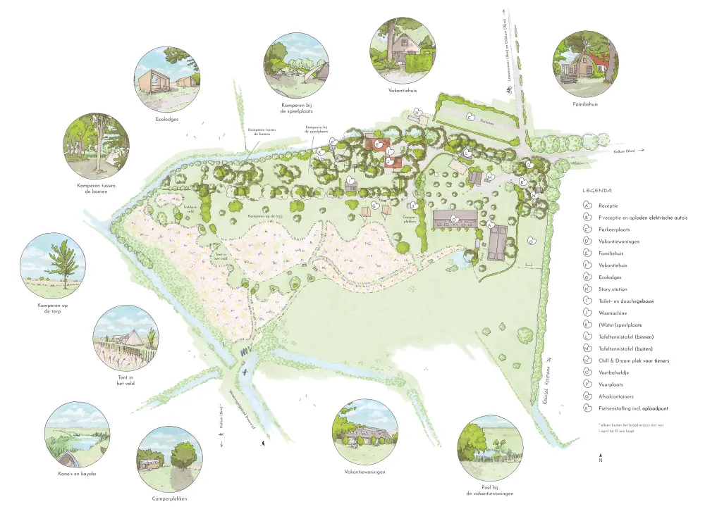 it Dreamlân, overnachten in puur Friesland