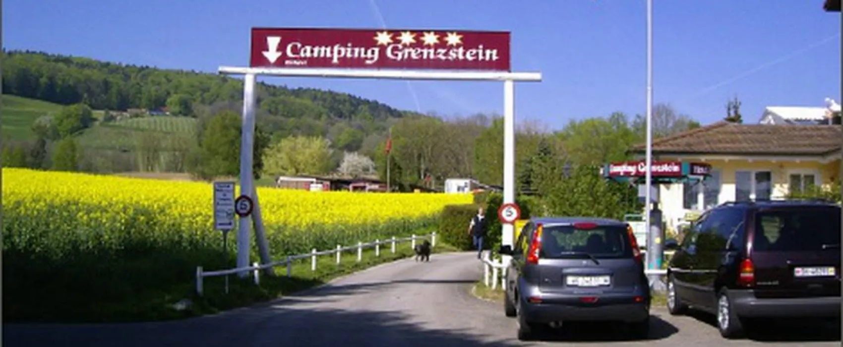 Campingplatz Grenzstein
